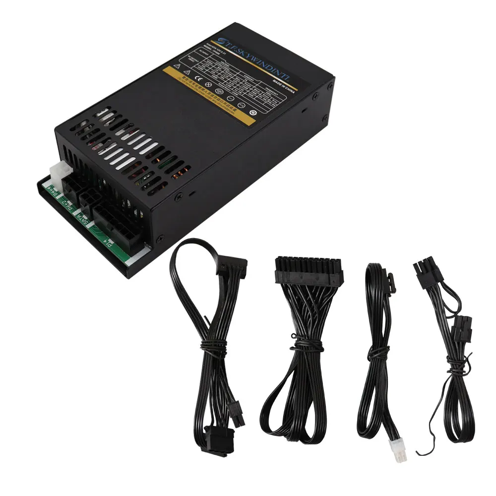 600w Power Supplies Flex ATX Power Supply with Fixed Cables rated 550W MAX 600W  with 6Pin PCIe Connector 110V 220v