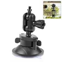 PULUZ 1/4“ Screw Magic Arm Suction Cup Mount for Gopro Hero12 11 10 9 8 7 5 4 3 2 1 for Insta360/DJI and other Action Camera