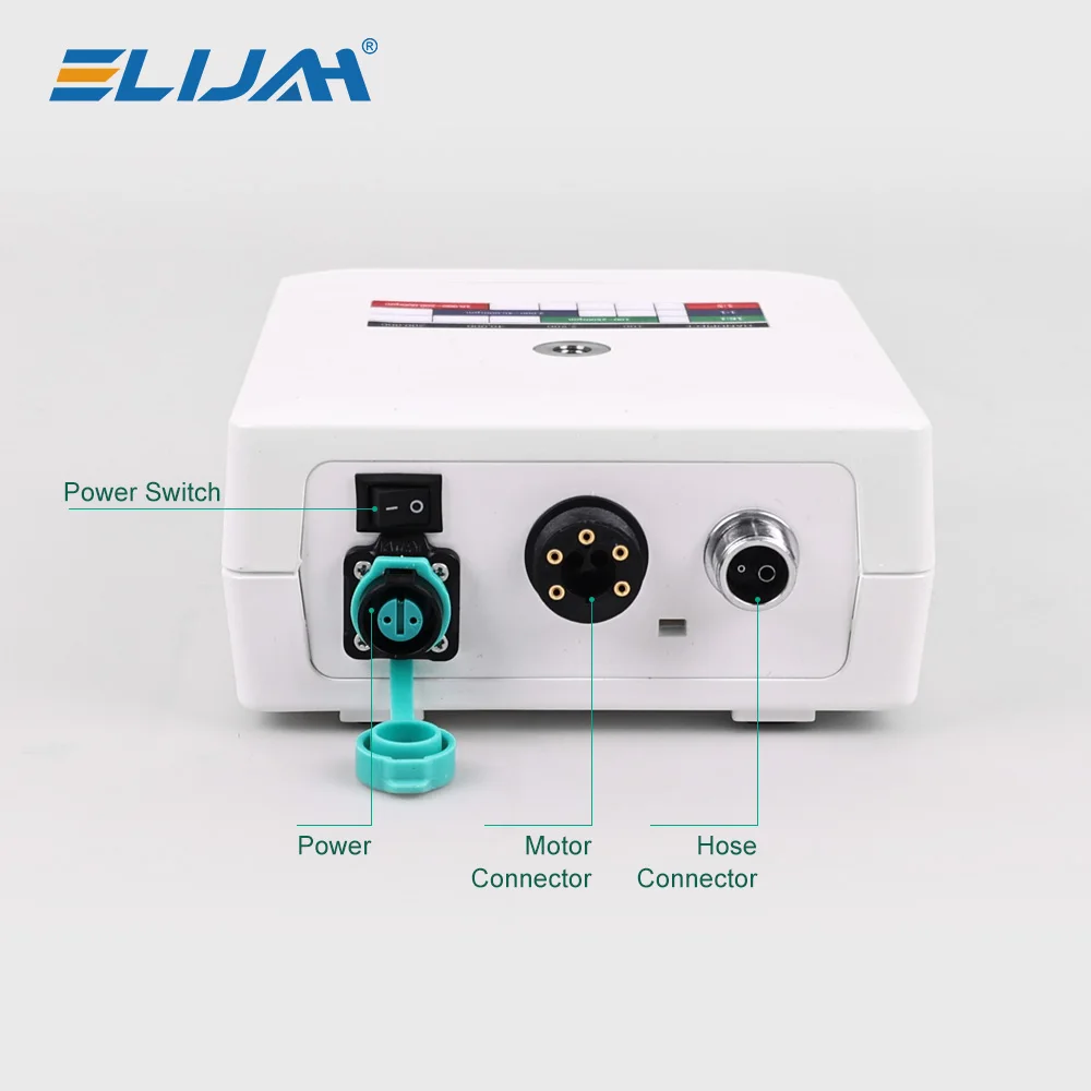 ELIJAH Tandheelkundige elektrische LED-micromotor Borstelloze interne spray Borstelloze elektrische micromotor Tandarts Handstuk met lage snelheid