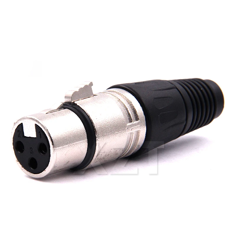 High Quality 1pcs Three core balance card dragonmother about this head Microphone XLR cannon female head microphone plug
