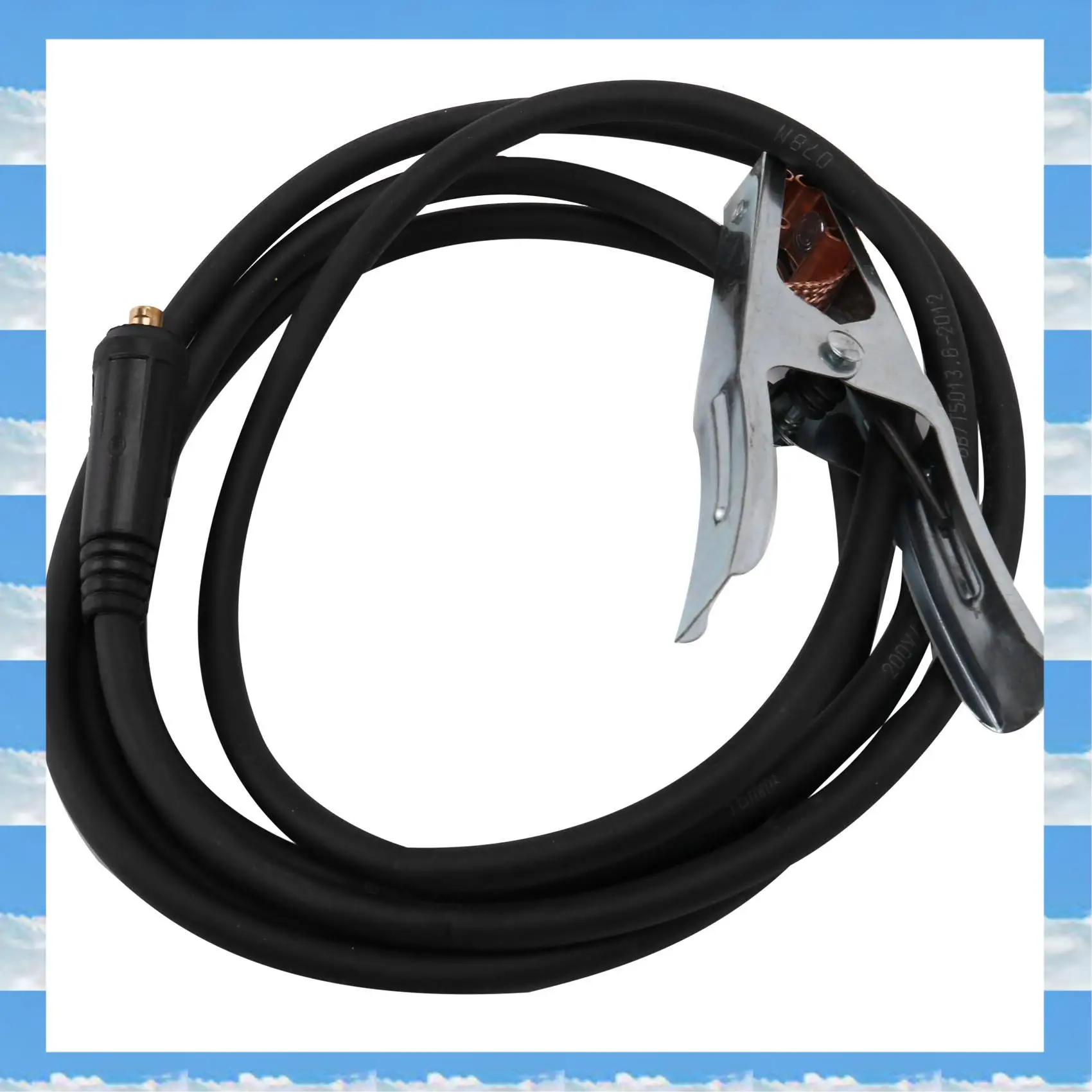 A11I 300A Groud Welding Earth Cable Clamp Clip For MIG TIG ARC Welder 3M/ Cable 10-25 Plug Weld Holder Welding Soldering Supply