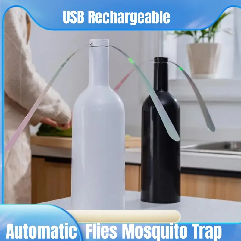 Automatic Flies Mosquito Trap Mutes Reflective Strip USB Fan Blade Bug Zapper Killer Repellent Multifunction Pest Repellent Trap