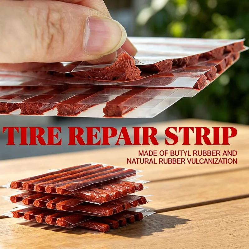 Motorcycle Tire Repair Kit Puncture Plug Tools Tyre Puncture Emergency for Car Tire Strips Stirring Glue Repair Tool Kit