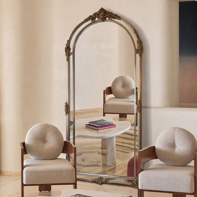 Living Room Full Body Mirror Modern Decoration Girls Korean Style Luxury Mirror Standing Aesthetic Spiegel Wand Home Decorations
