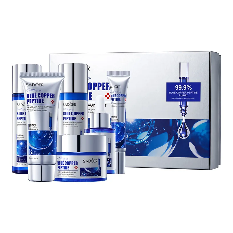 blue-copper-peptide-salmon-anti-wrinkle-kit-moisturizing-firming-moisturizing-hydrating-and-anti-aging-skincare-product-set