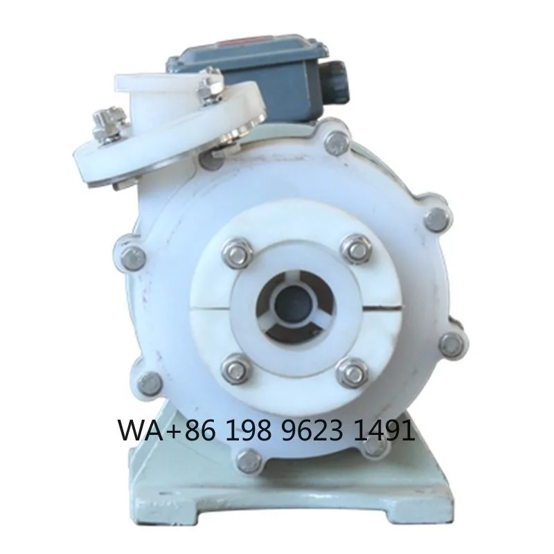 Horizontal Magnetic Drive Pump Corrosion Resistant Leakage Free Chemical Fluid Transfer Customizable Industrial Pump