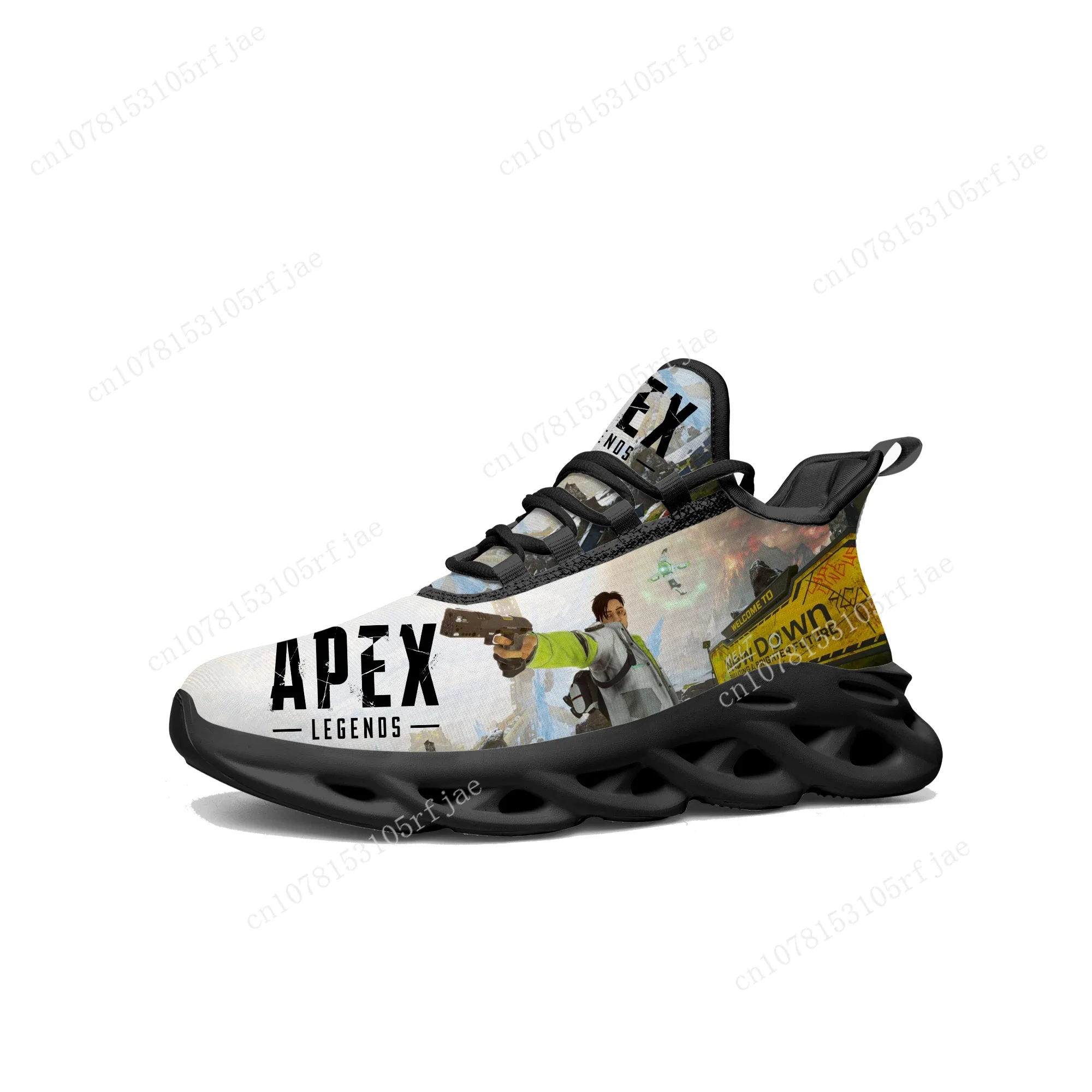 

Cartoon Game Apex Legends Crypto Flats Sneakers Mens Womens Teenager Sports Running Shoes High Quality Tailor Made Lace Up Shoes