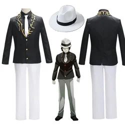 Anime Cosplay Kibutsuji Muzan Costume Uniform Hat Suit Halloween Costume Men Women