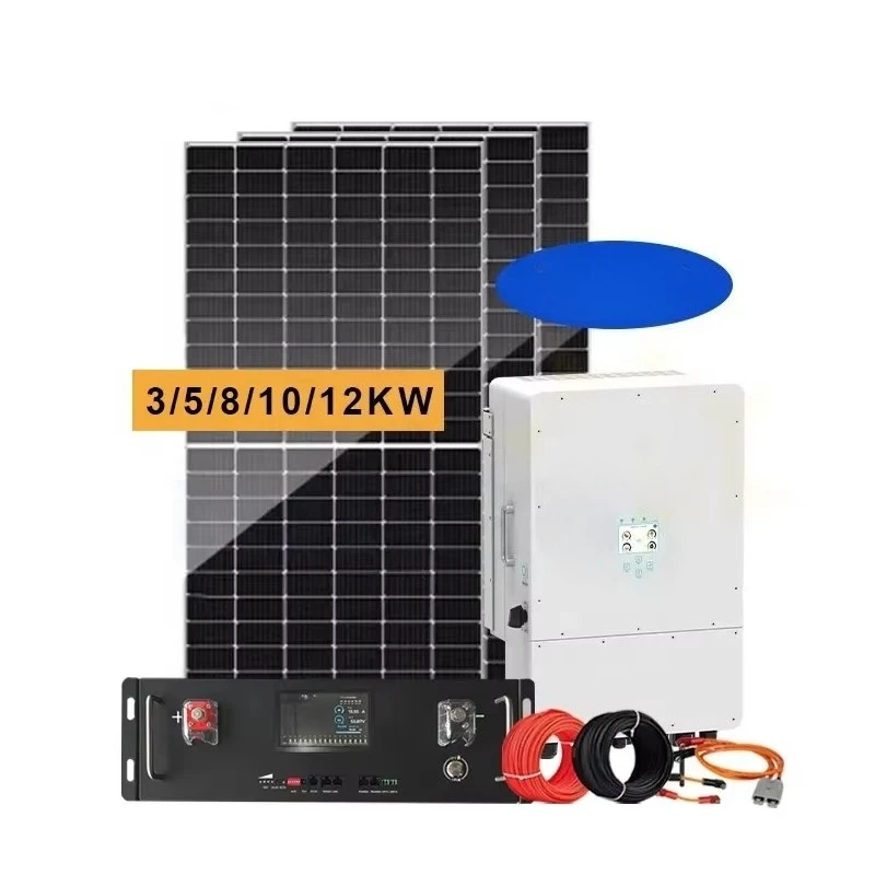Morel Customizable 10kw-20kw Hybrid Solar Power System Monocrystalline Silicon Panel MPPT Controller for Home Use