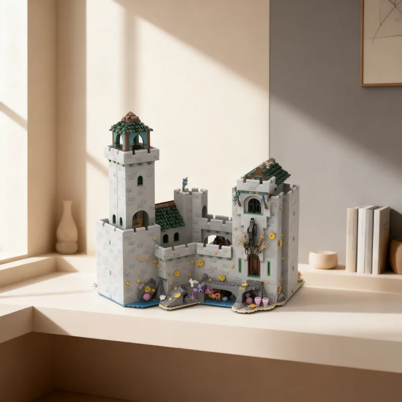 

4469pcs MOC Lighthouse Fortress Castle Model Building Blocks Creative DIY Gift Display Decor Assemble Premium Adult Kids Desk