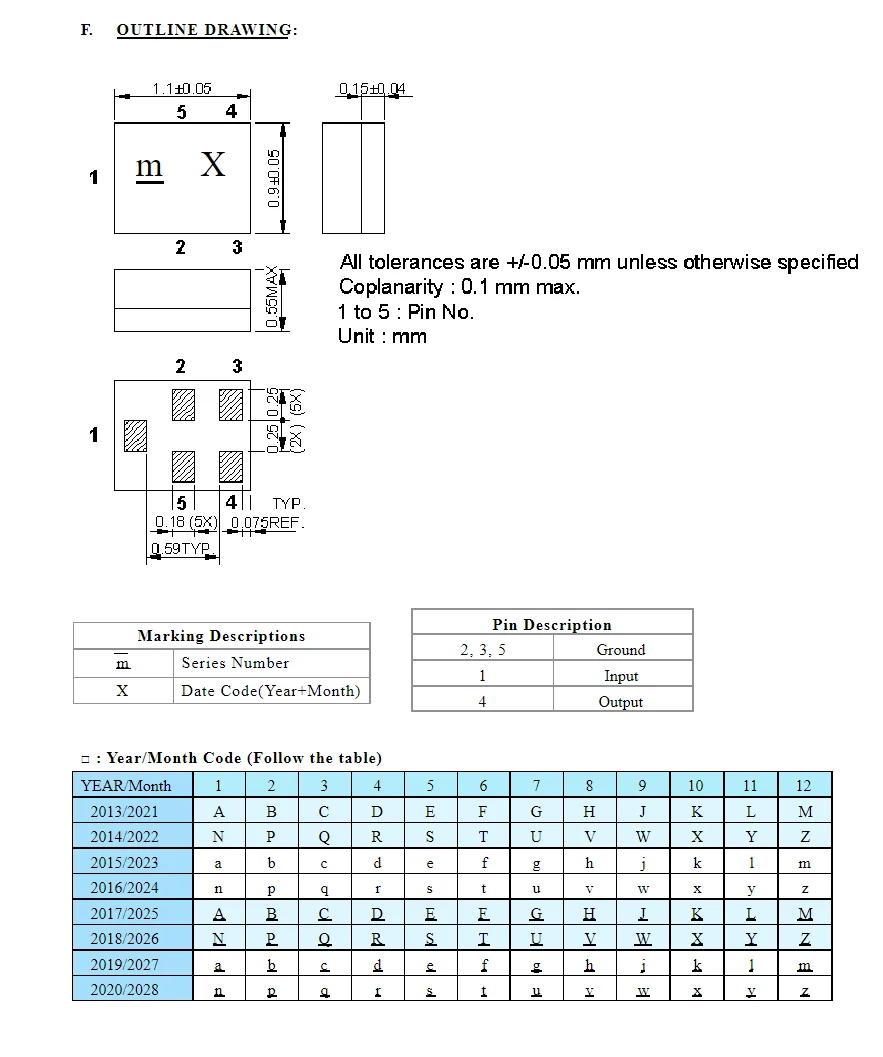 (10PCS) TA2394A 780.5MHz Code X in stock  brand new original packaged SMD SAW filter