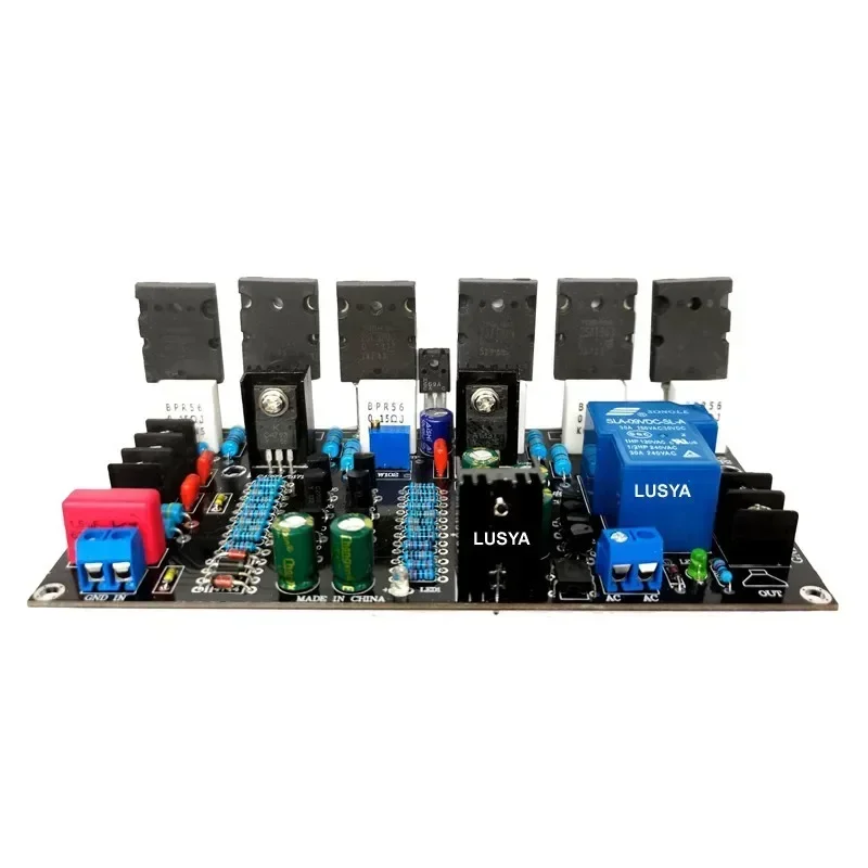 300W Mono Power Amplifier 1943 + 5200 Mono HIFI Audio Amplifier High Power Tube Finished Amplifier Board Digital AMP Module