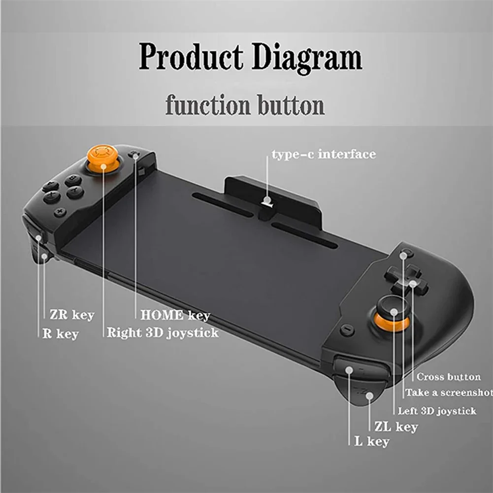 Manette de jeu sans fil pour Nintendo Switch, manette de jeu TNS-19252, contrôle PC, remplacement des manettes de jeu, déterminer la poignée du contrôleur