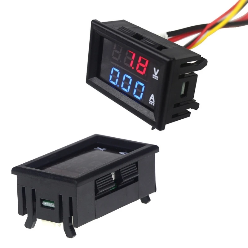 Professional Two Readout Digital Meter 0-100V 10A High Visibility LED Screen For Electrical Testing