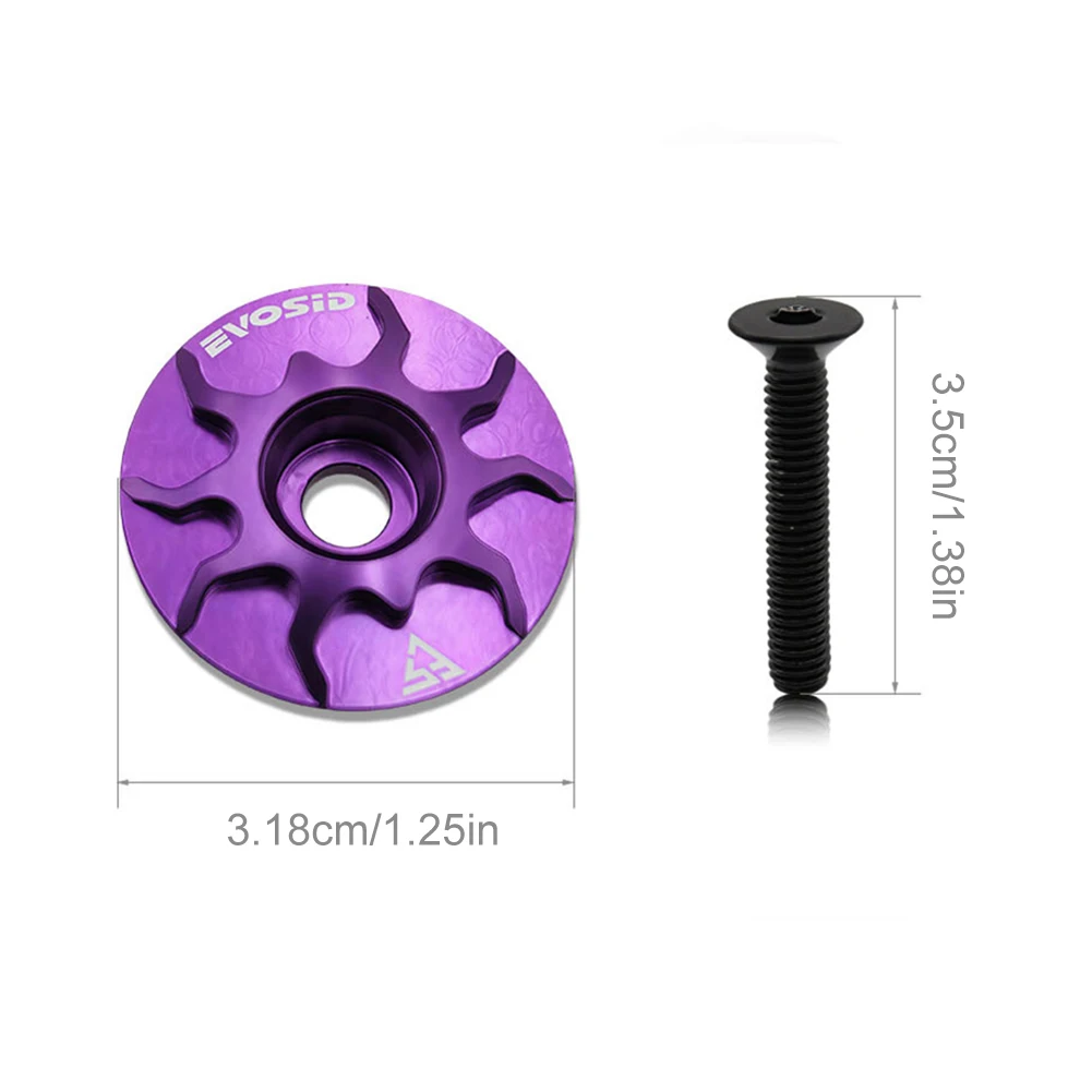 MTB الطريق دراجة الجذعية سماعة غطاء تغليف علوي سبائك الألومنيوم دراجة سماعة غطاء ل شوكة أنبوب رأس الدراجات الملحقات #4