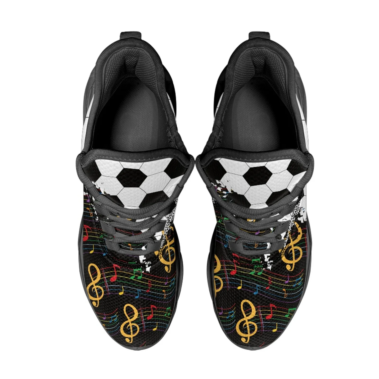 PENSTROLL Soccer Notes Running Shoes Mesh & EVA Men's Running Shoes Breathable Men’s Blade Sneakers for Mens