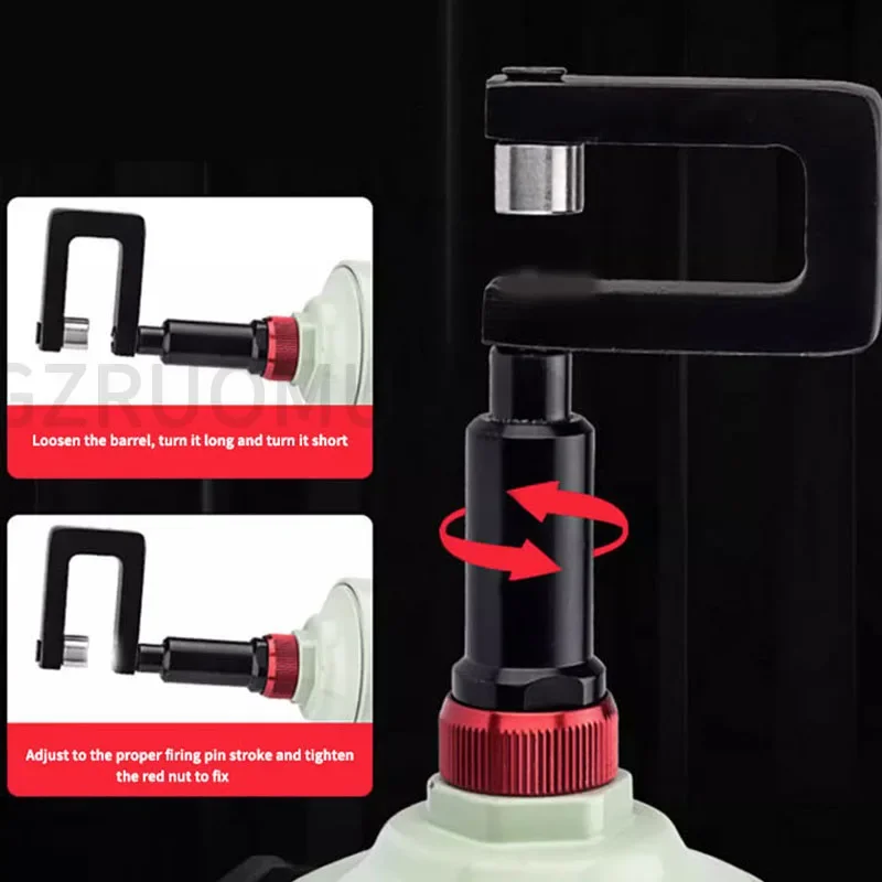 Powerful Pneumatic Puncher Metal SS Punch Gun Handheld Punching Machine 360° Adjustable Opening Hole Tools Perforation 3.2MM-6MM