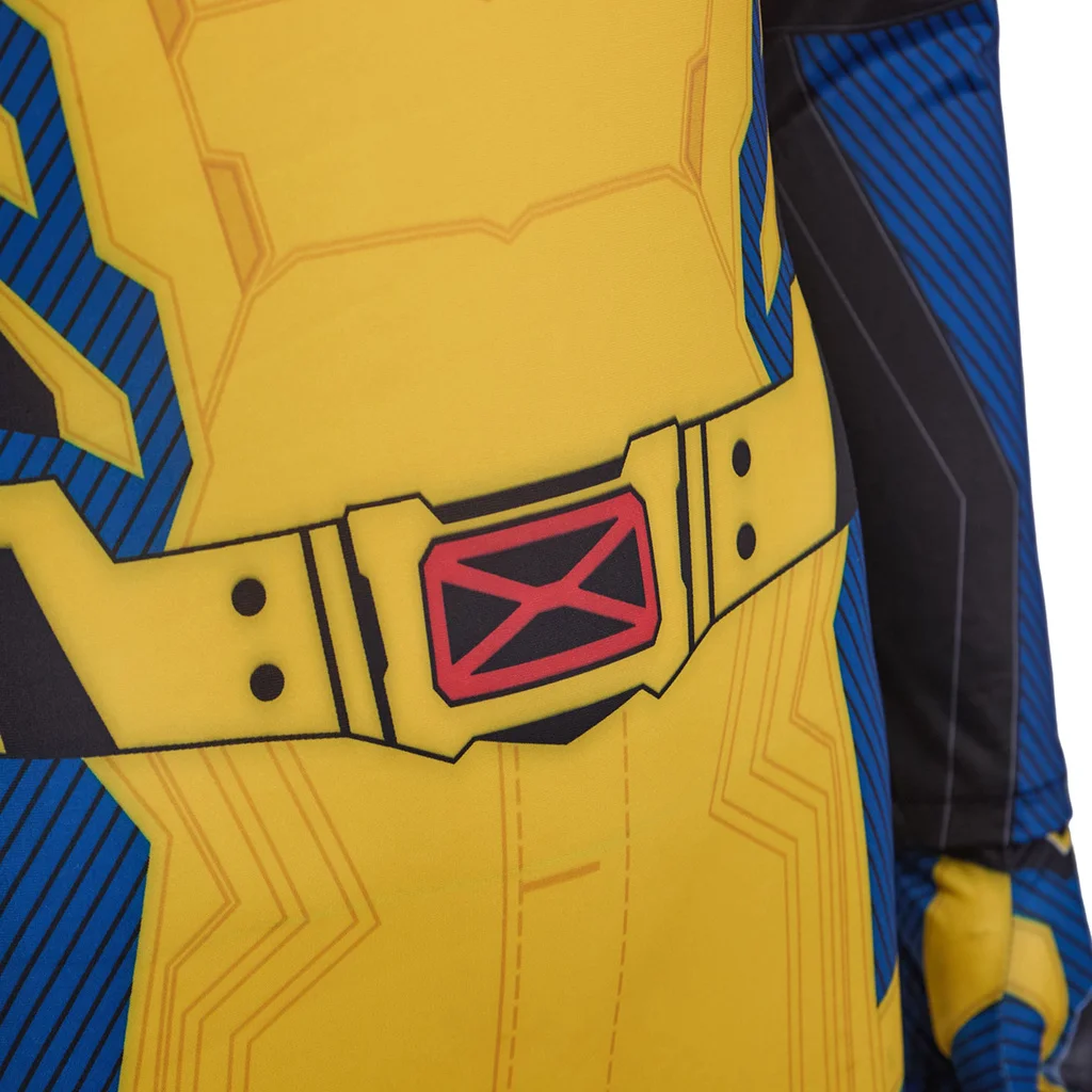 Logan James Cosplay Costume Wolve Yellow Jumpsuit Men's Superhero Battle Outfit Halloween Carnival Set view 2