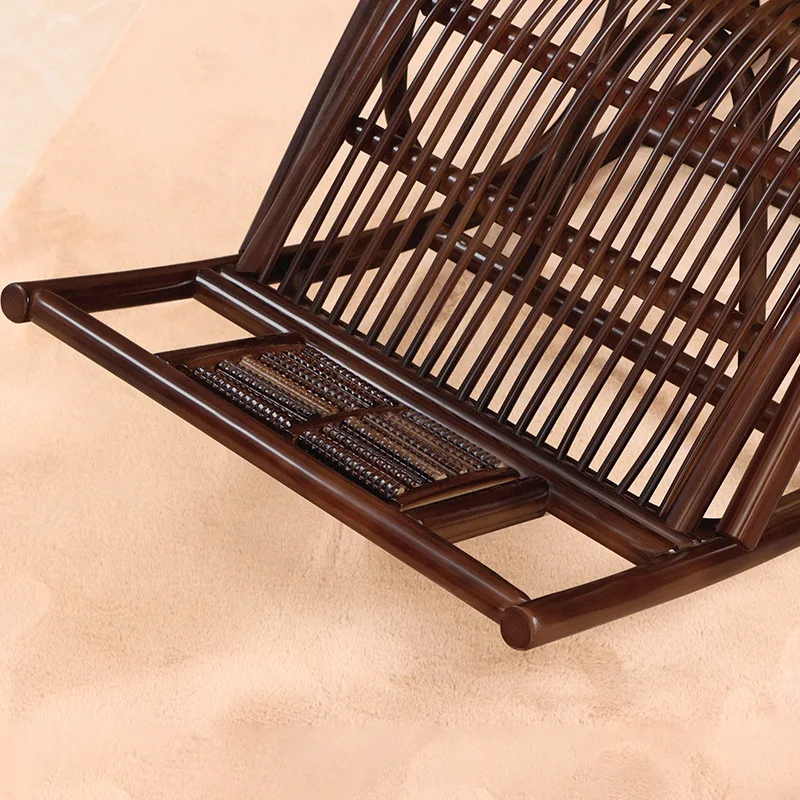 كرسي هزاز من الروطان الحقيقي، كرسي هزاز كسول للشرفة وغرفة المعيشة المنزلية كرسي هزاز كسول لكبار السن، هزاز للكبار