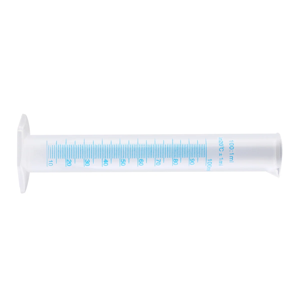 100Ml Plastic Graduated Measuring Cylinder Transparent Food-Grade Polypropylene Lab Test Resistant To Acids Bases Solvents