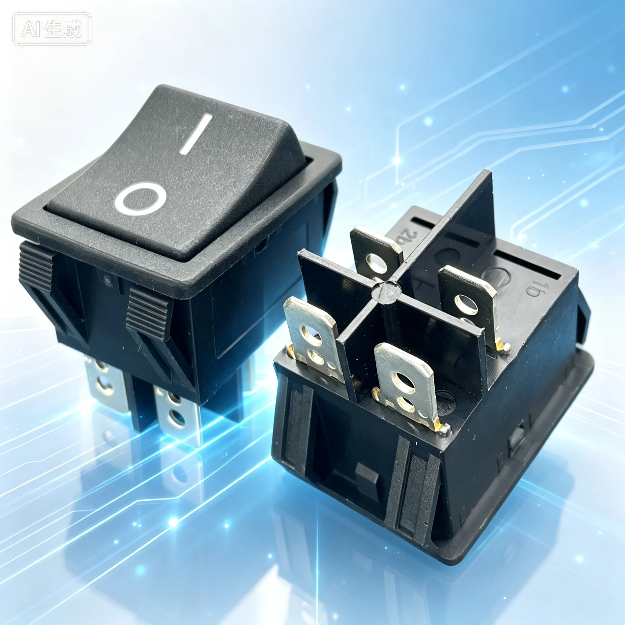 Rocker for R5 4 Pin 2 Position 16A Switch  30pcs