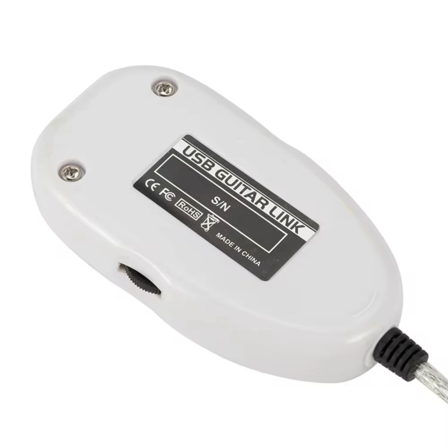 Adaptador de Cable de enlace de interfaz de guitarra a USB, Conector de Audio, grabadora/computadora, nuevo