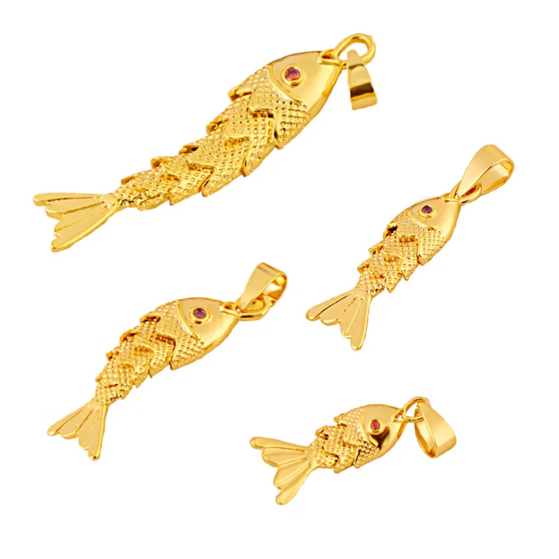 Breloques créatives en alliage de poisson rouge mignon, pendentif pour exécutif, collier de bijoux à bricoler soi-même, porte-clés, fournitures d'accessoires faits à la main, 2 pièces