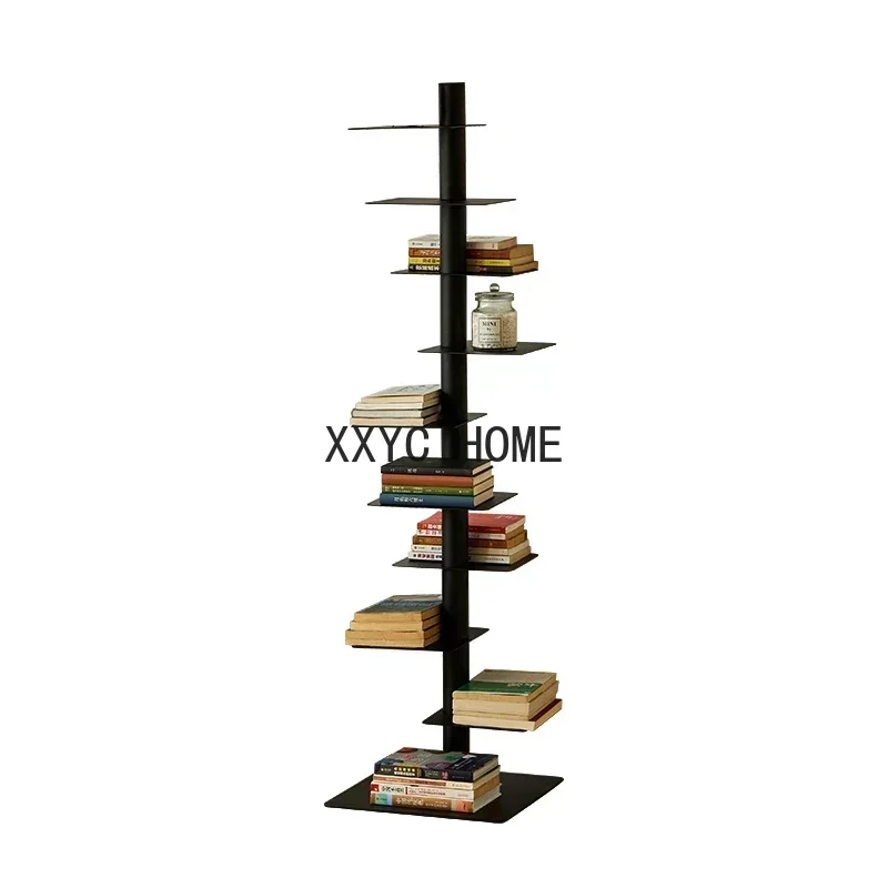 Adult Children Book Shelf Living Room Iron Storage Book Corner Bedroom Organizer Book Shelf Long Estanteria Bookshelf Decor