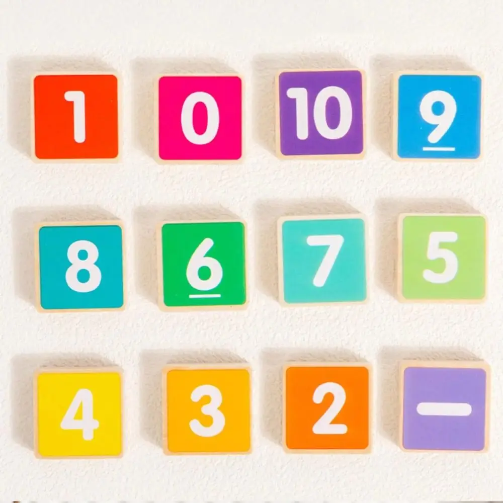 Montessori Clock Finger Operation Educational Model Clock Finger Numbers Math Portable Puzzle Children Counting