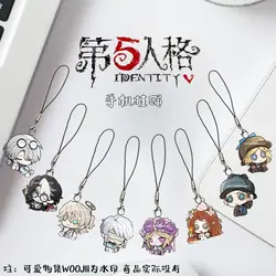 Identity V Aesop Carl Joseph Desaulniers Luca Balsa  Anime Mobile Phone Charm Cartoon Keychains Lanyard Bag Decoration Strap