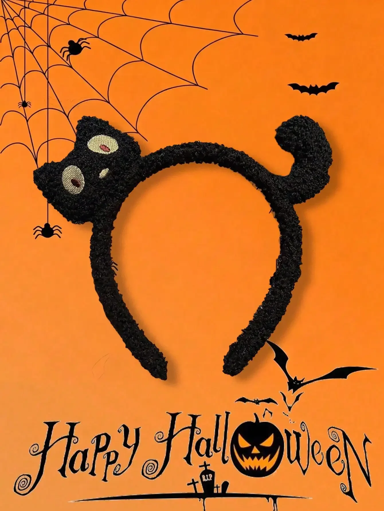 Cute Cartoon Cat Plush Face Wash Headband, Autumn/Winter Versatile Anti-Slip Fashion Hair Hoop Hair Clip Head Accessory