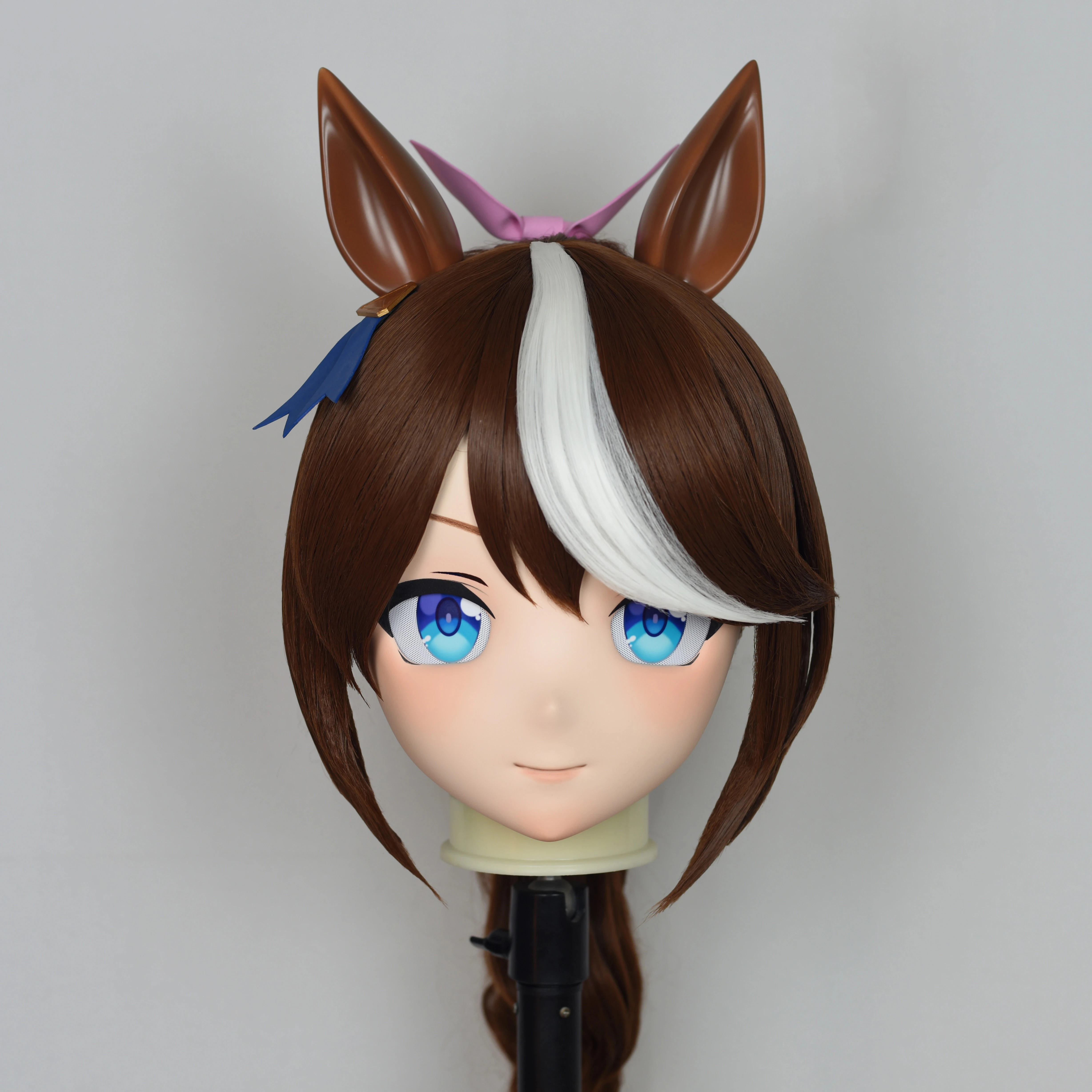 

Customize Character Crossdressing Female/Girl Resin Full Head With Lock Kig Masks Anime Cosplay Japanese Animego Kigurumi Masks