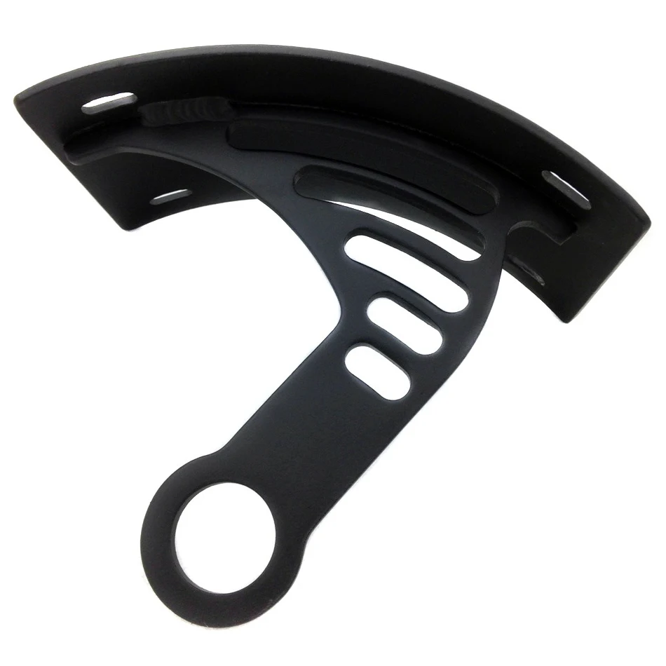 Motorcycle License Plate Holder for Yamaha YZF R6 Suzuki Boulevard M109R Curved Vertical Black Number Tag Relocator Bracket