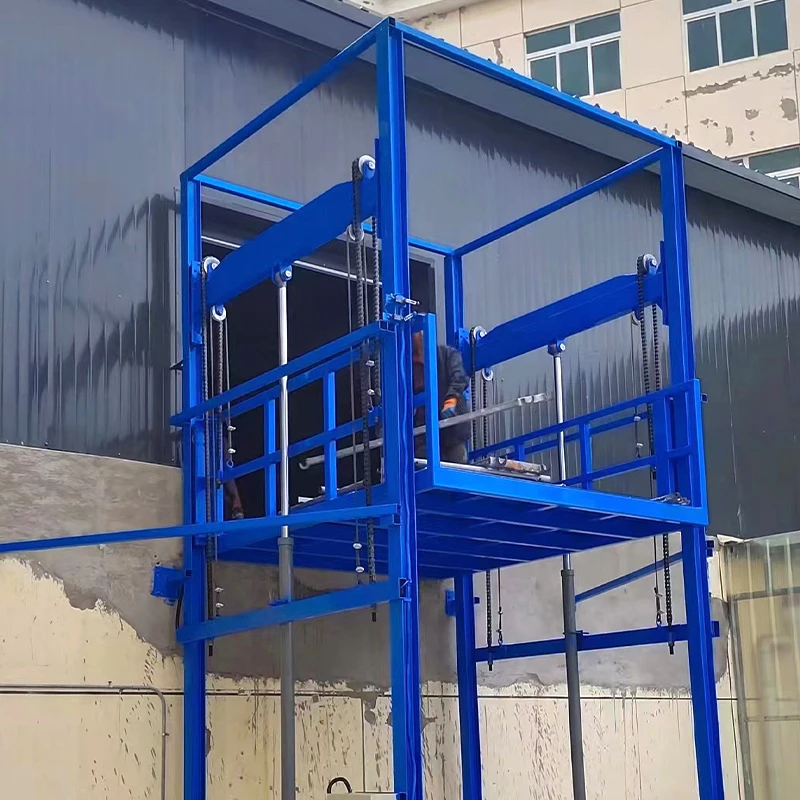 

Hydraulic small warehouse wall mounted cargo lift platform cargo lift