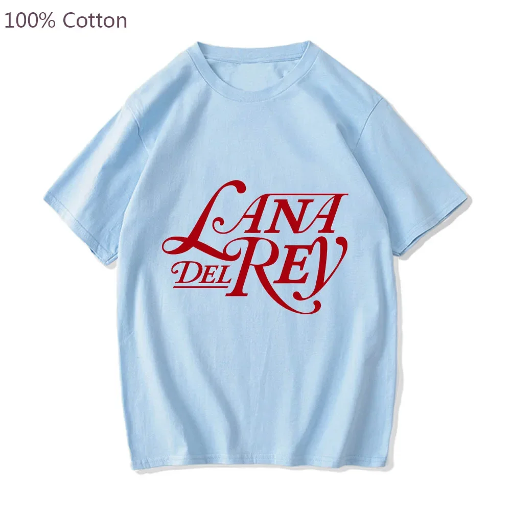 Lana Del Rey Harajuku Casual Anime T-shirt Hip Hop Manga/comic Tshirt Cute Cartoon 100% Cotton Tee-shirt Print Men/women T Shirt