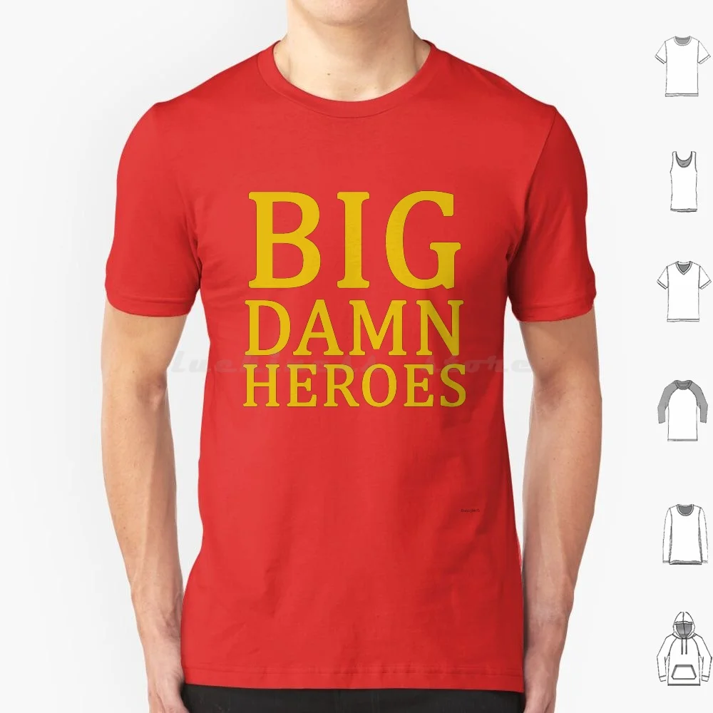 Big Damn Heroes T Shirt 6xl Cotton Cool Tee Firefly Serenity Joss Whedon