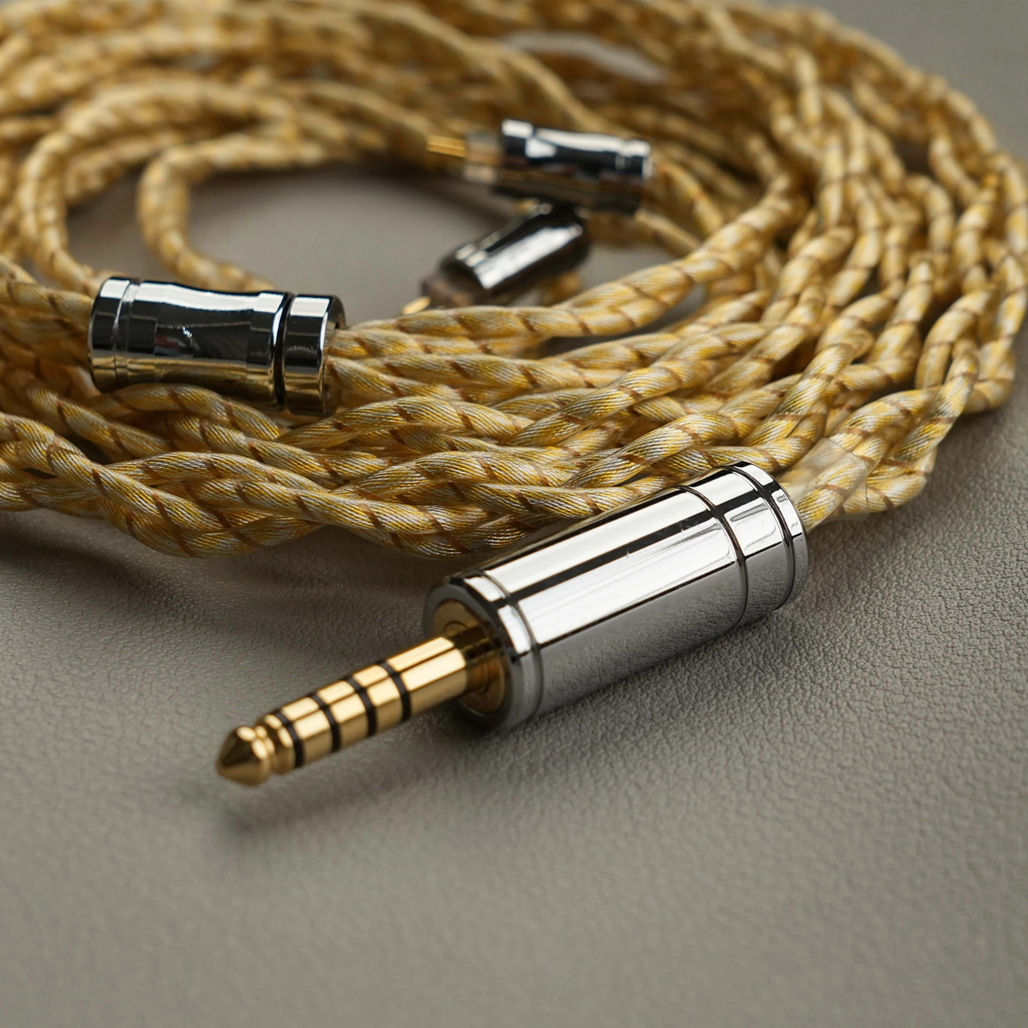 Culemi-15 Aurora 4-Kern-Upgrade-Kopfhörerkabel mit 3,5/2,5/4,4mm MMCX / 0,78mm 2-Pin-Anschlüssen für IEMs – Detail 10