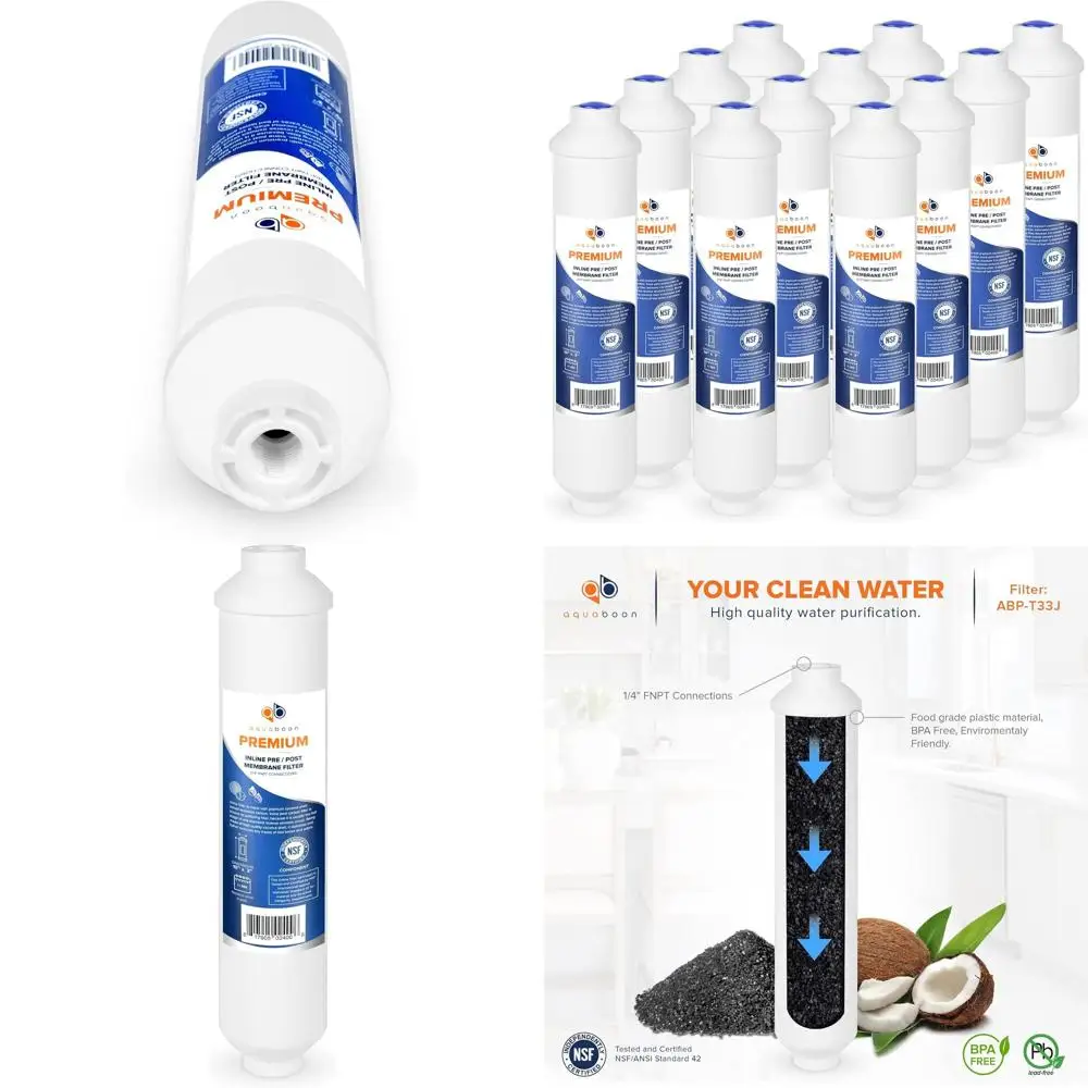 

Картридж для фильтра воды GAC Polishing, 1/4 дюйма, для установки после обратного осмоса, 12 шт. в упаковке