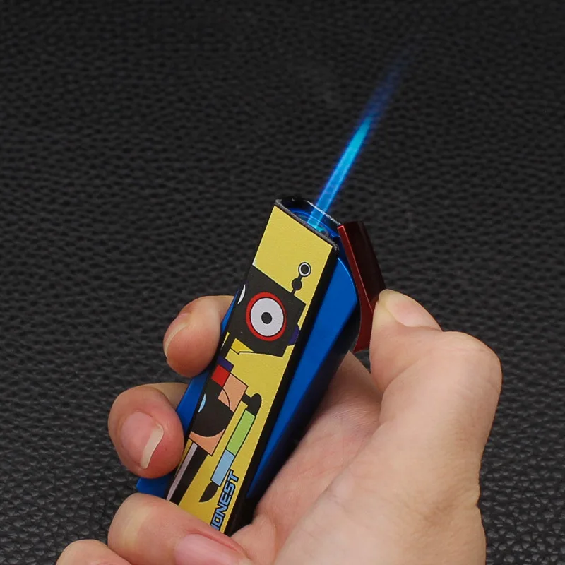 2026 New Slim Inflatable Lighter, High Value, Sturdy and Durable, Men's Windproof Direct Fire Cigarette Lighter Gift
