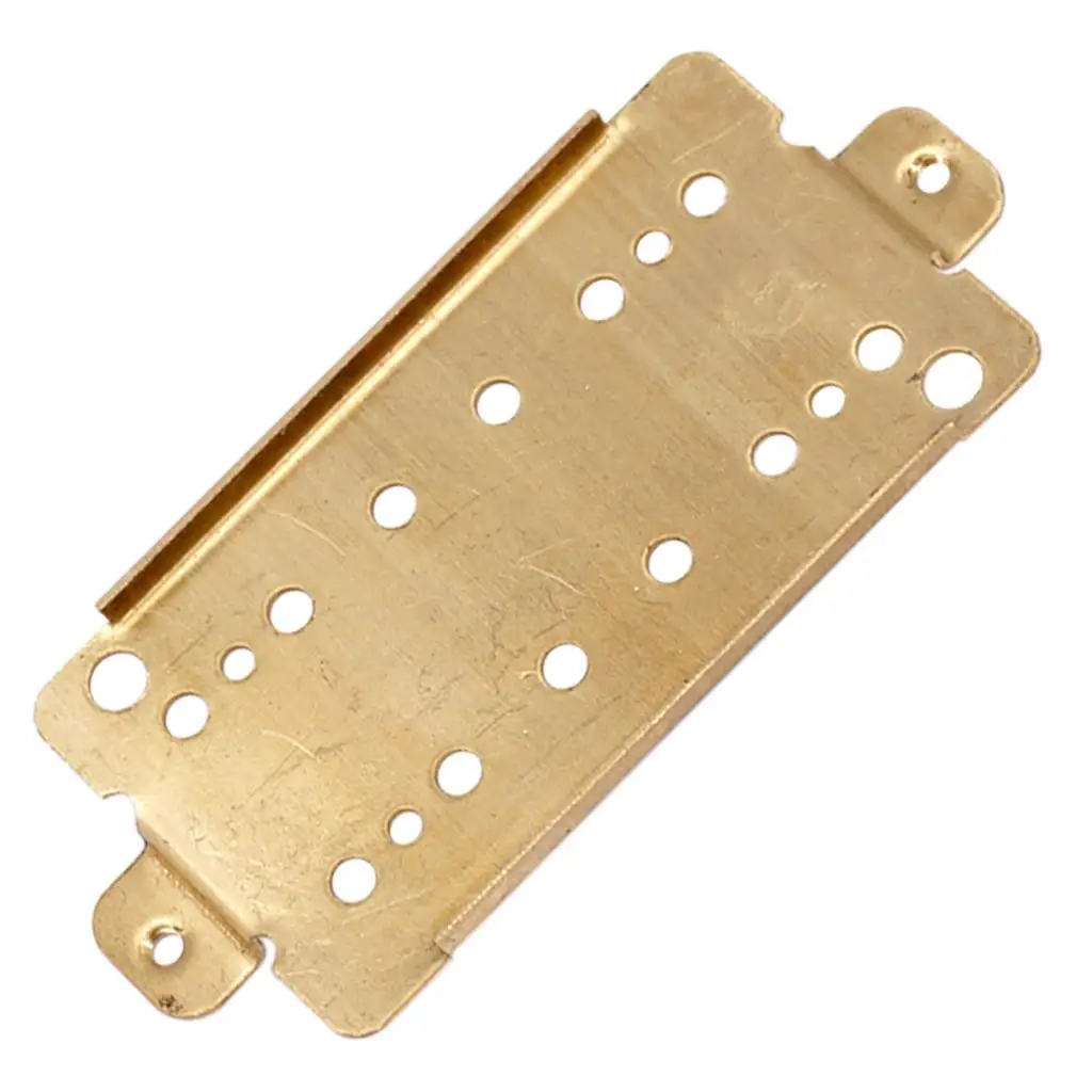 Electric Guitar Humbucker Accessory Brass Double Coil 52mm Baseplate Pair 84x37mm for Upgrade and Repair