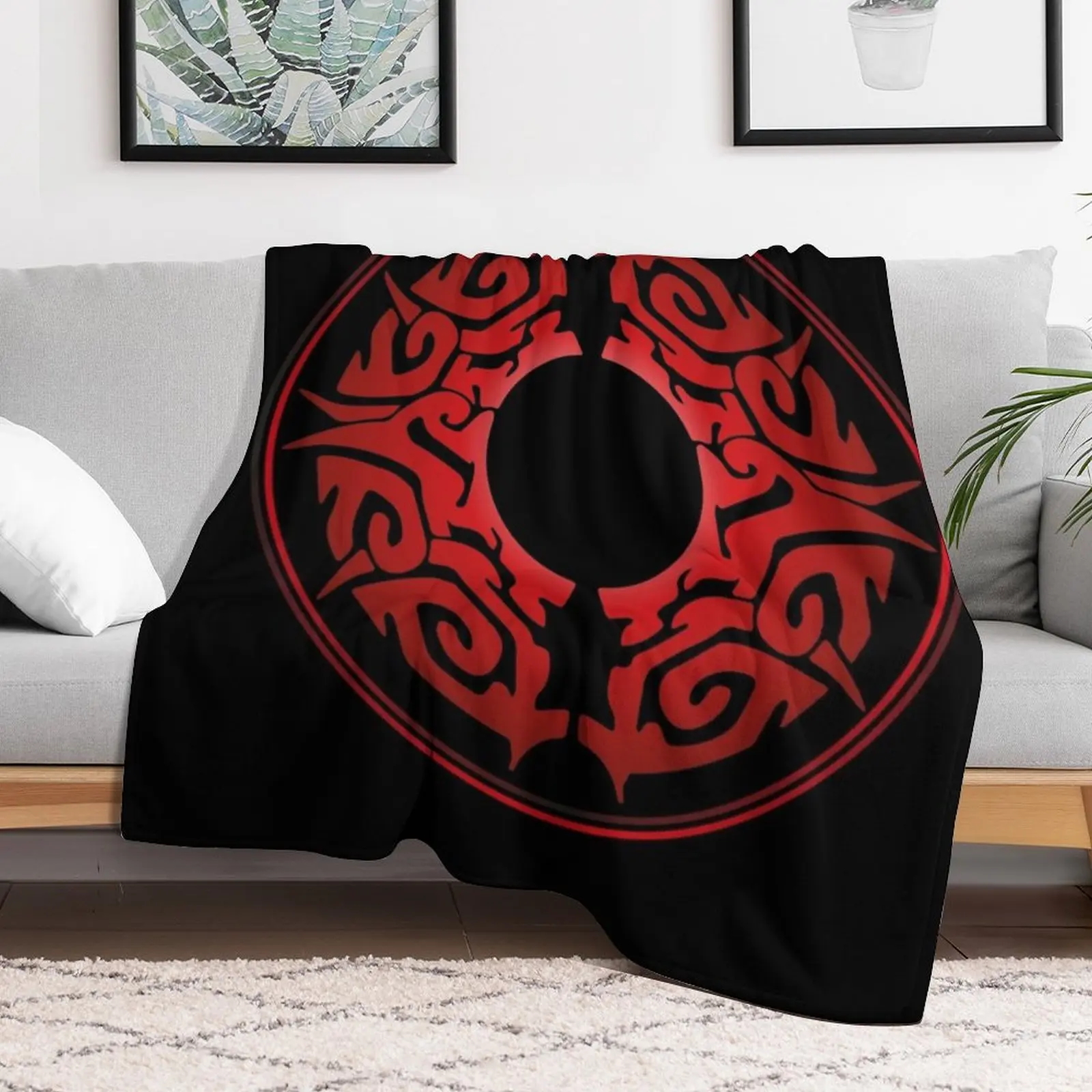 Wei Wuxian Patriarch Yiling Lazou Symbol Throw Blanket