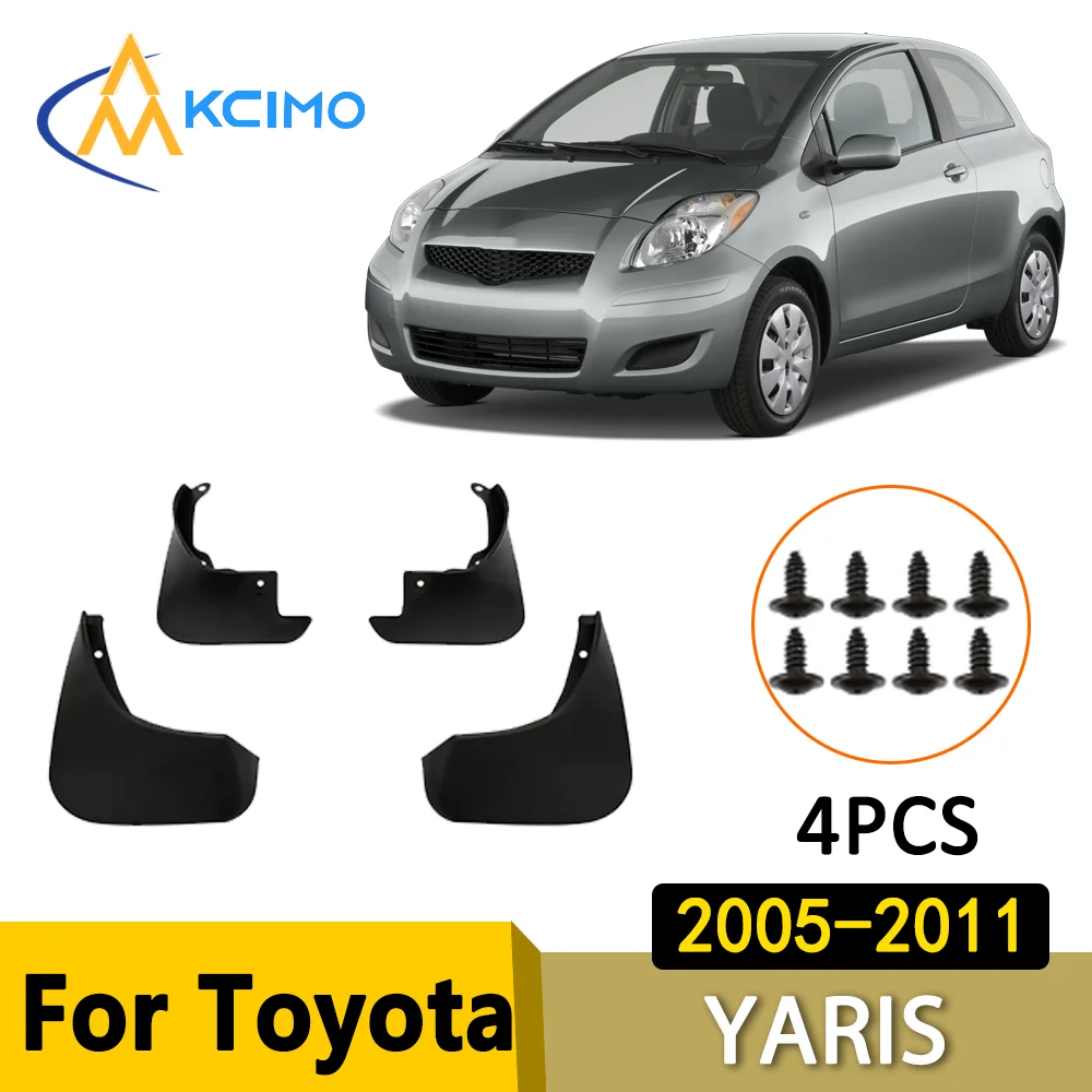 

High Quality Mud Flaps for Toyota Yaris Hatchback 2005-2011 Fender Mudguard Anti-Splash Guard Set