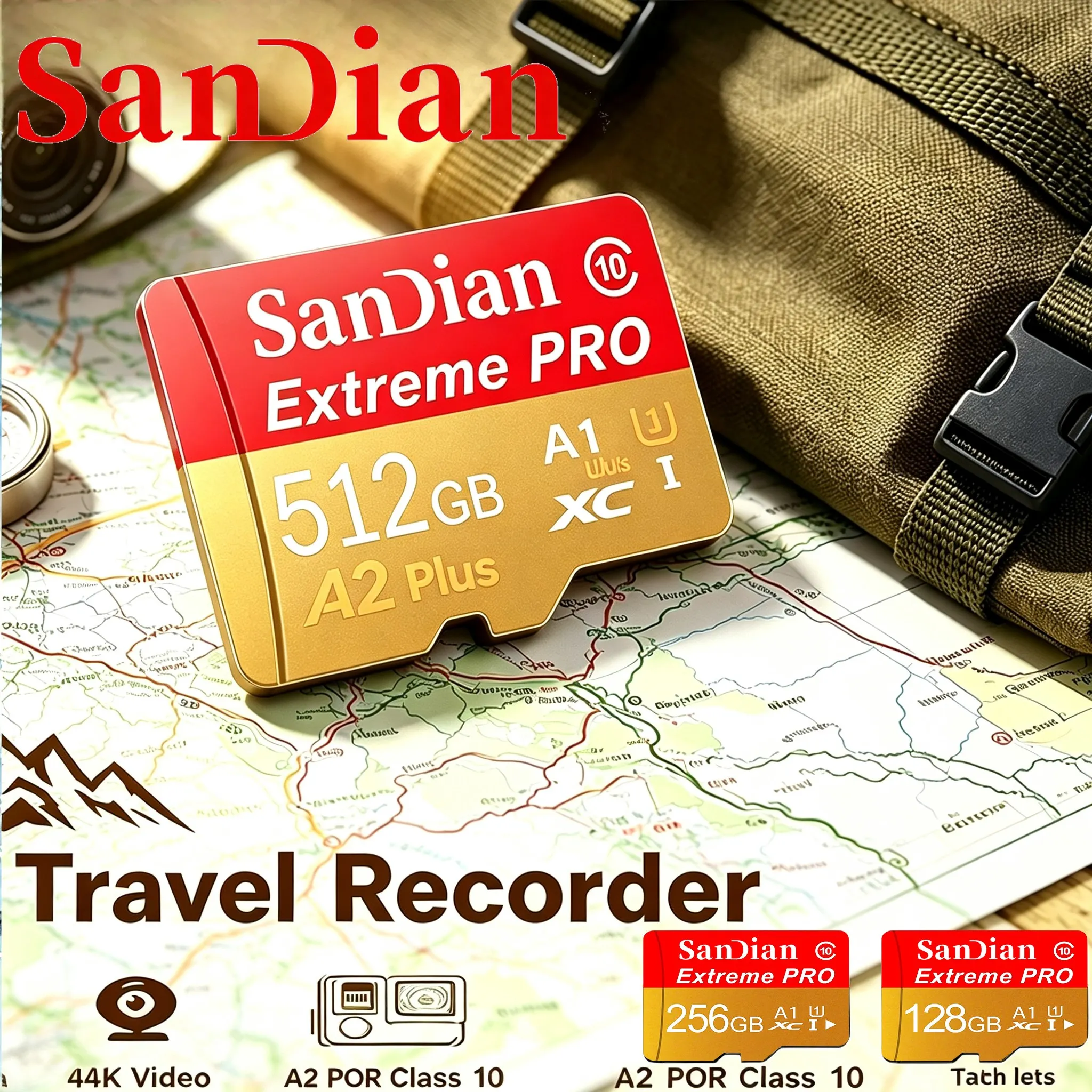 32GB 512GB 256GB 128GB New Micro TF SD Card TF Cards SD Cards Memory Card V60 for E-Reader/MP4 Player/Recorder/Car DVR/Toy
