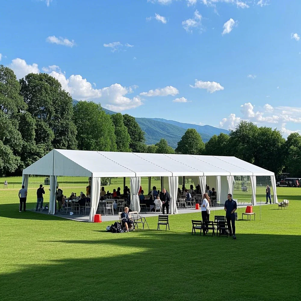 Customized Outdoor Aluminum Waterproof Marquee Ceremony Canopy Heavy Duty Party Event Tent 20x20 Gazebo Shelter Wedding Garden