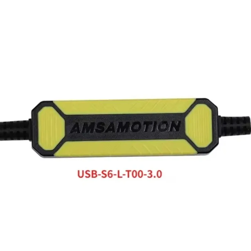 Inovance servo debugging cable AMSAMOTION USB-S6-L-T00-3.0 for  IS620P 600P SV660N SV630P S6N S6F CN3 Port Data line