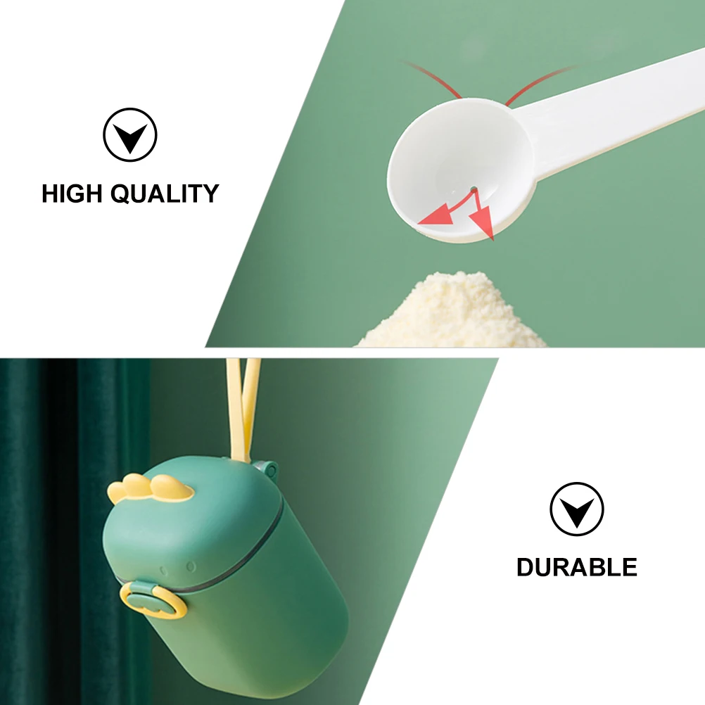

Powder Box Baby Food Container Baby Formula Holder 5g Spoon Separate Storage Travel Dispenser Container