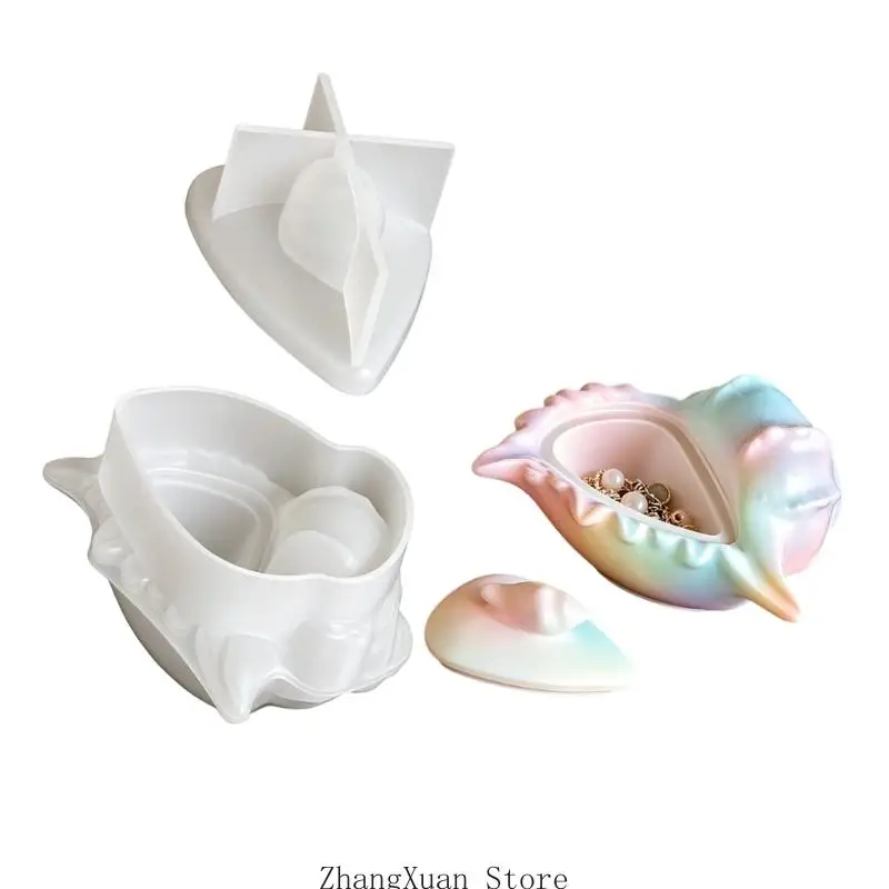 Muschelförmige Boxform für Ausstellungszwecke und kleine Aufbewahrungsprojekte 3XUF – Detail 10