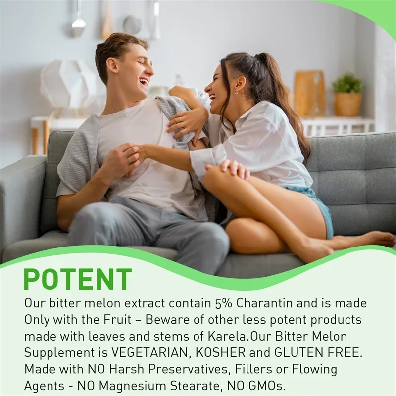 كبسولات البطيخ المر - إدارة الوزن، توازن السكر في الدم، تعزز الدورة الدموية، تعزز عملية التمثيل الغذائي، صحة الهضم والقلب #6