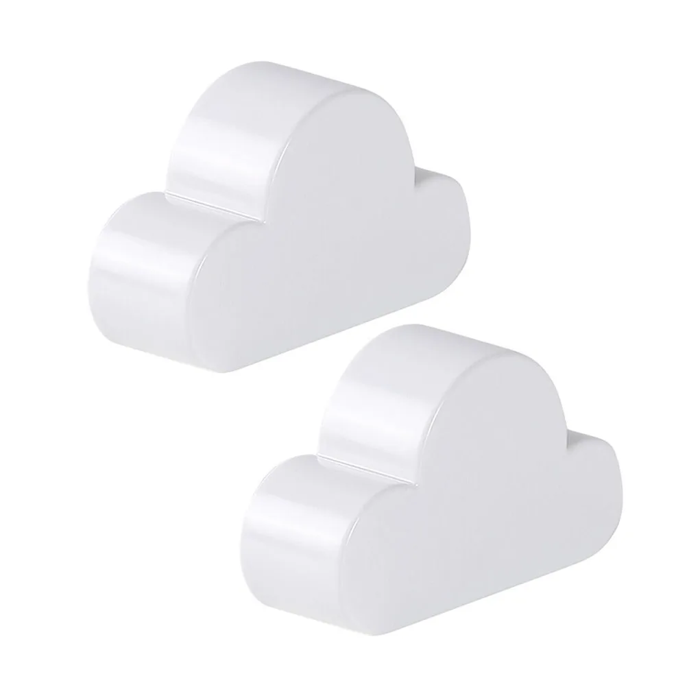 

2 Pcs Magnetic Key Hanger Hooks Neodymium Cloud Shape Wall-mounted Rack StorageHooks Creative Home Decor