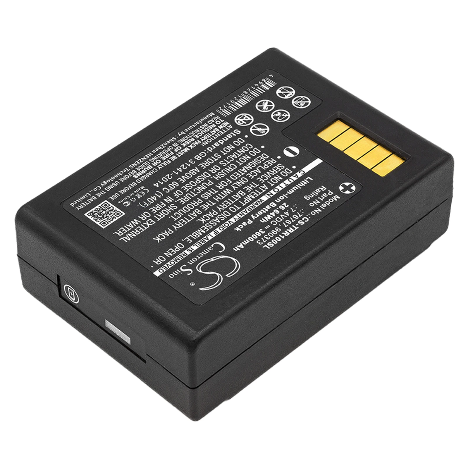 Li-ion Equipment, Survey, Test Battery for Trimble, 7.4V, 3600mAh, Compatible Models:  R10, R10 GNSS, V10